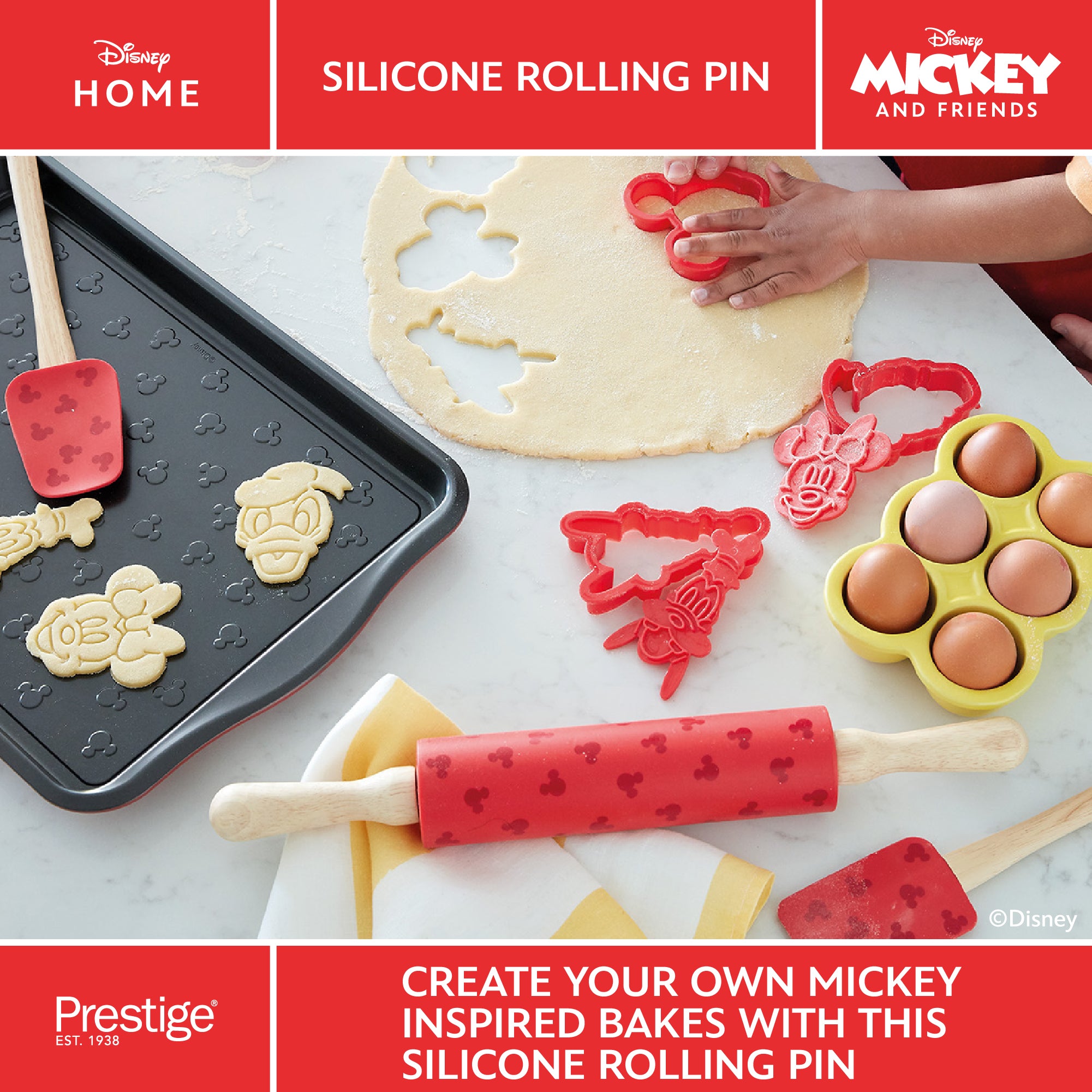 DISNEY SILICONE ROLLING PIN
