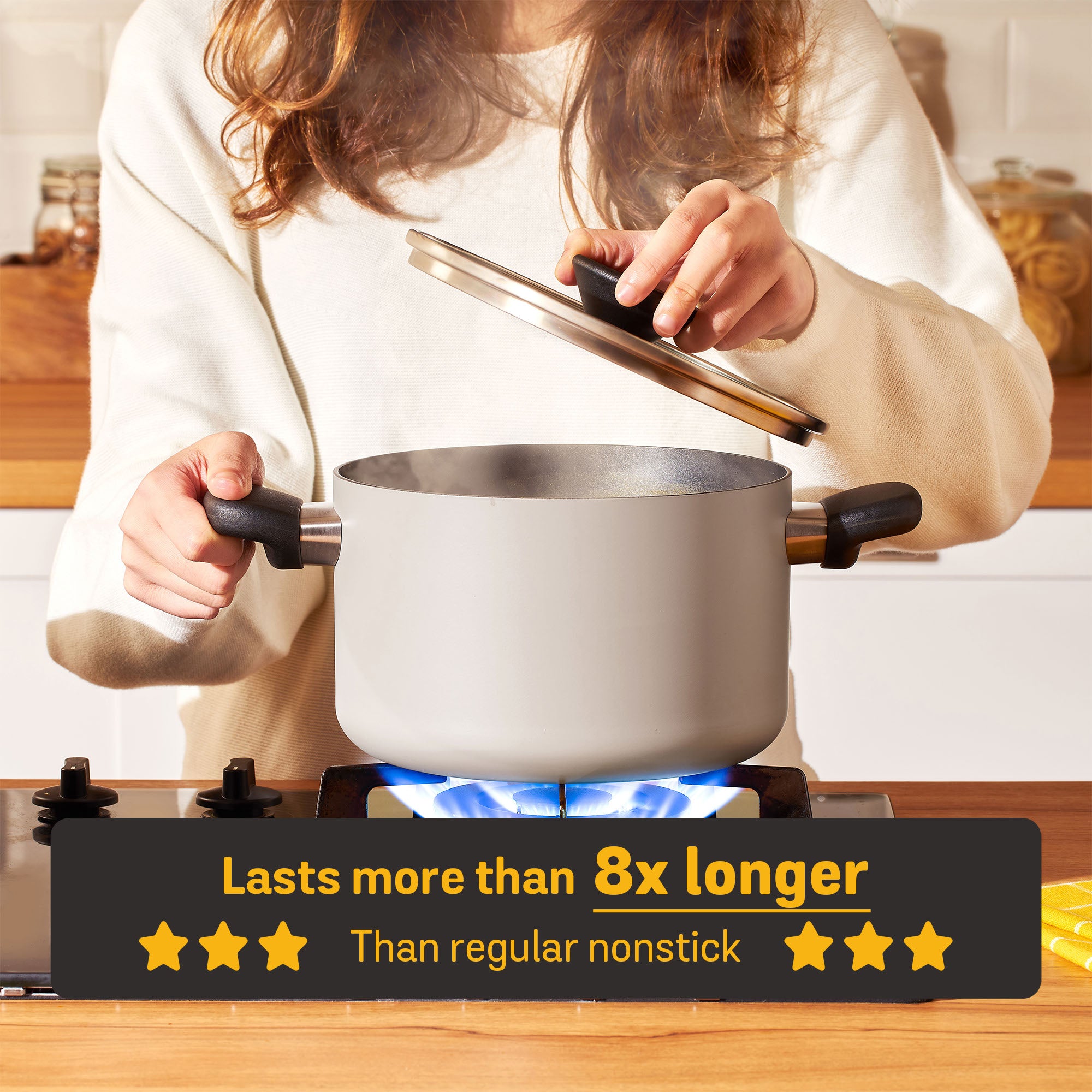 Nonstick Stockpot with Lid 20CM / 3.8L