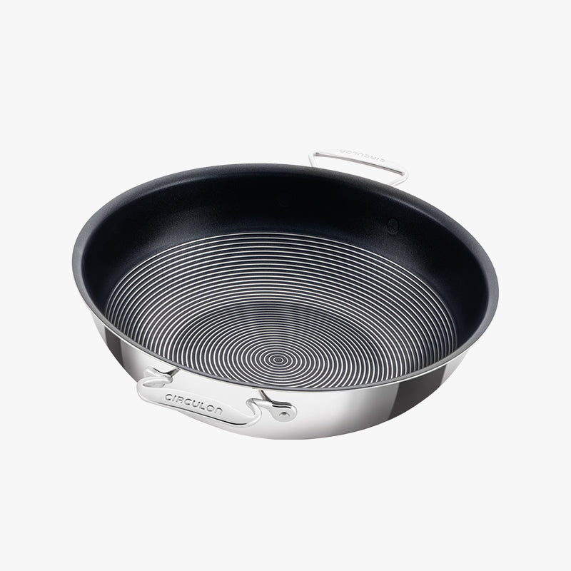 36CM WOK WITH LID