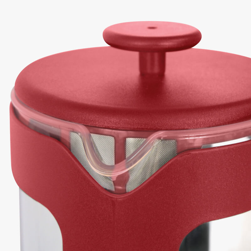 Ami Matin™Unbreakable Plastic French Press8 CUP (Red)